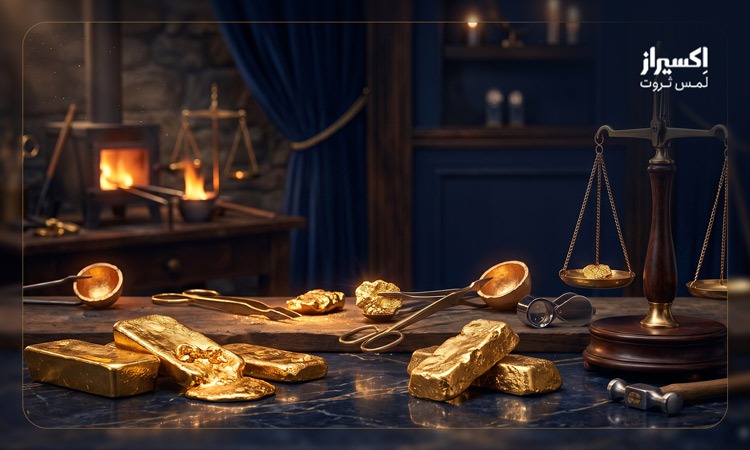 طلای آبشده